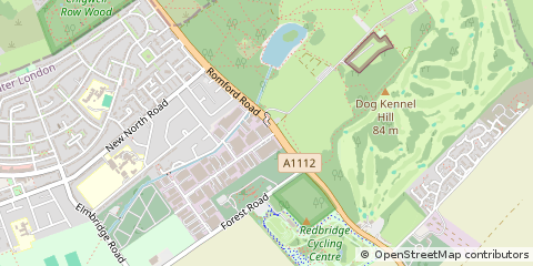 Map of Ilford, Essex
