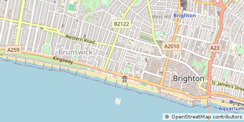 Map of Brighton, East Sussex