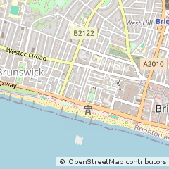 Map of Brighton, East Sussex