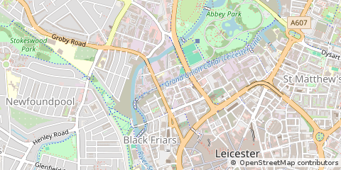 Map of Leicestershire
