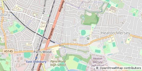 Map of Stockport