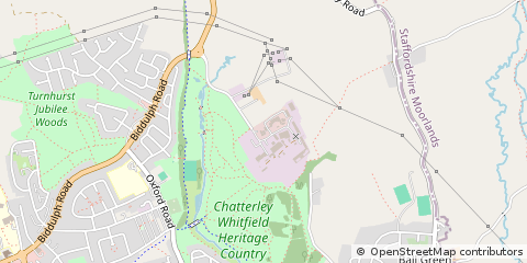 Map of Stoke-on-Trent, Staffordshire