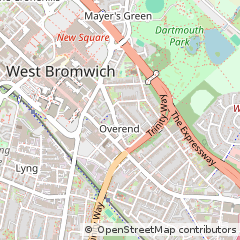 Map of West Bromwich