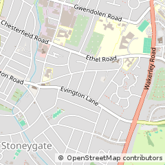 Map of Leicester