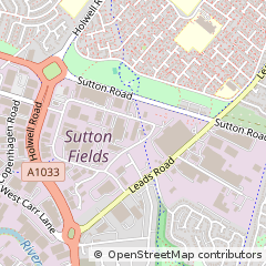Map of Kingston Upon Hull, East Yorkshire