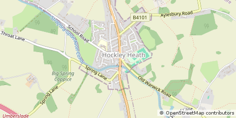 Map of Solihull, West Midlands