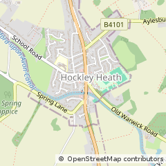 Map of Solihull, West Midlands