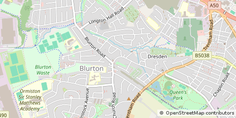 Map of Stoke-on-Trent