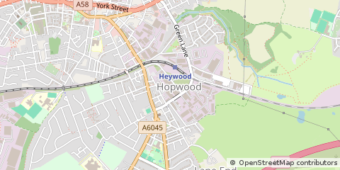Map of Heywood