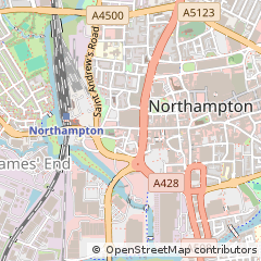 Map of Northampton