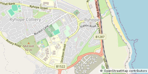 Map of Sunderland