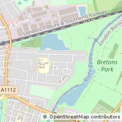 Map of Dagenham