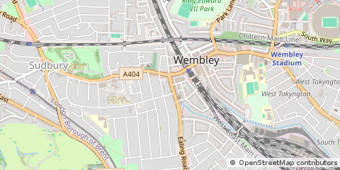 Map of Wembley