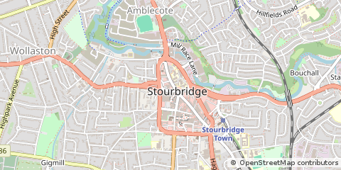 Map of Stourbridge