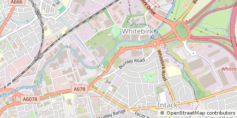 Map of Blackburn