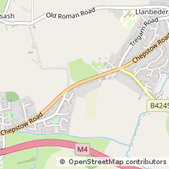 Map of Newport, Gwent