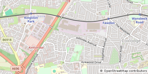 Map of Newcastle Upon Tyne, Tyne and Wear