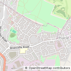 Map of Burnley, Lancashire
