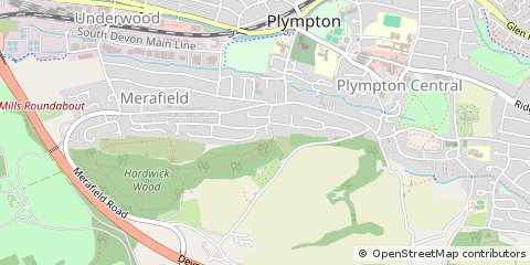 Map of Plymouth, Devon