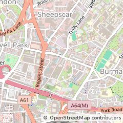 Map of Leeds