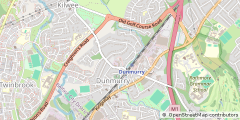 Map of Belfast
