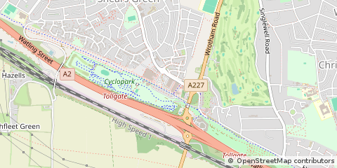 Map of Gravesend