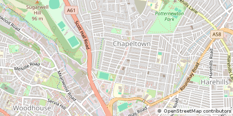 Map of Leeds