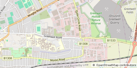 Map of Lincoln