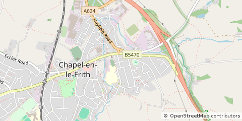 Map of High Peak