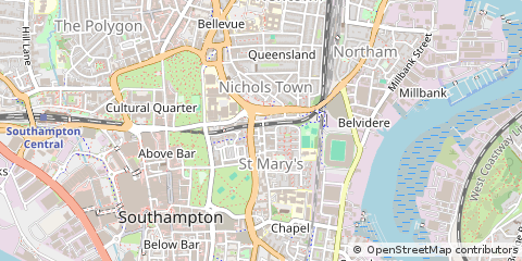 Map of Southampton