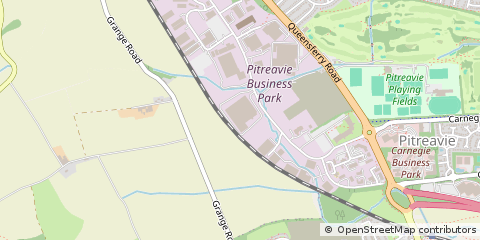 Map of Dunfermline, Fife