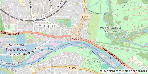 Map of Hampton