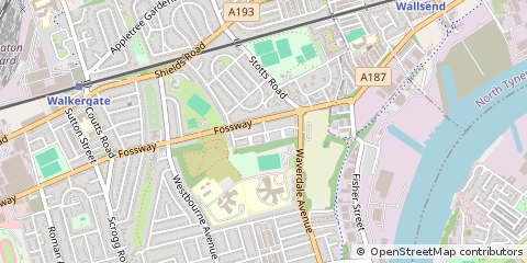 Map of Newcastle Upon Tyne