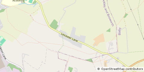 Map of Leicester, Leicestershire