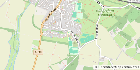 Map of Hungerford, Berkshire