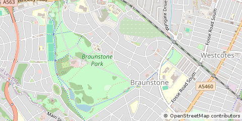 Map of Leicester