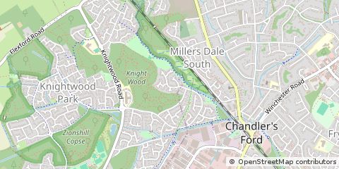 Map of Eastleigh