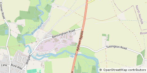 Map of Norwich, Norfolk