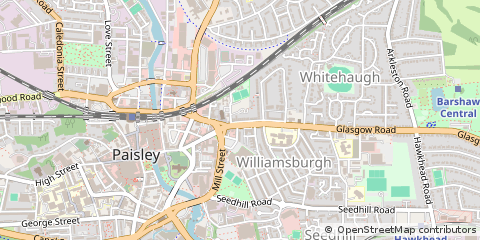 Map of Renfrewshire