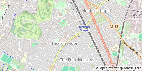 Map of Stockport