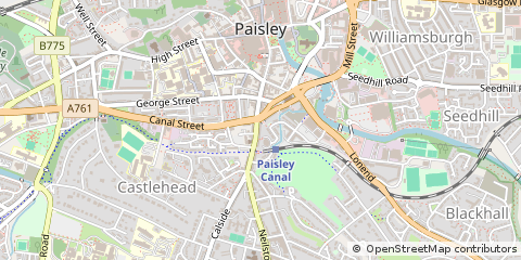 Map of Paisley