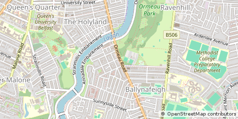 Map of Belfast