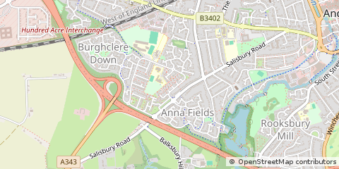 Map of Andover
