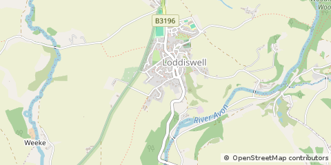 Map of Kingsbridge, Devon