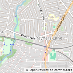 Map of Pinner, Middlesex