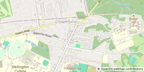 Map of Crowthorne