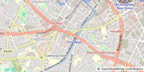 Map of Birmingham