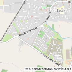 Map of Loughborough, Leicestershire