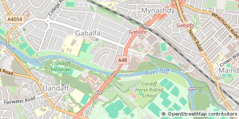 Map of Cardiff