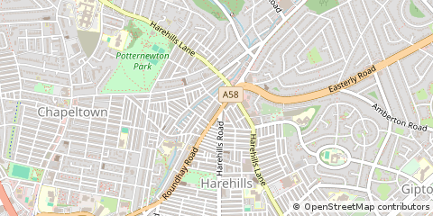 Map of Leeds